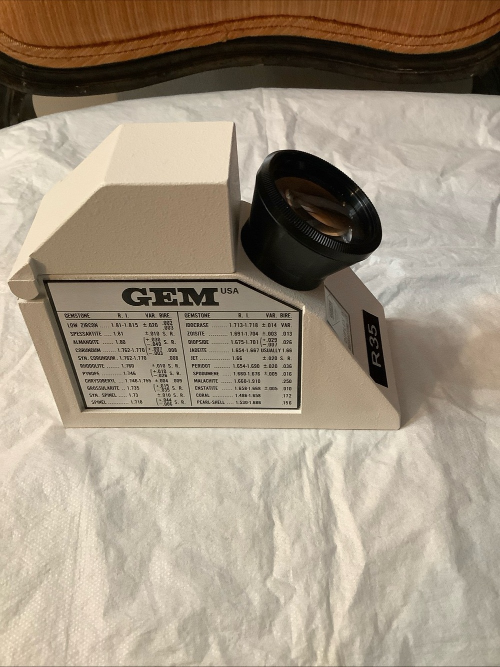 Vintage GIA GEM Duplex II Refractometer Model 392000 Gemological Testing R35